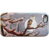 Peach Blossom With Owl